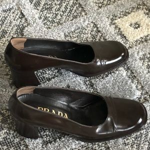 Brown Vintage Prada Heels